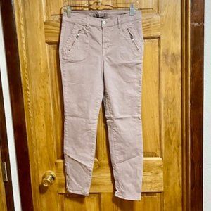 J Brand Ginger Utility Pants Pink Taupe Size 28